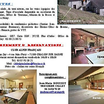 Chalet CAF - CORMOT-VAUCHIGNON